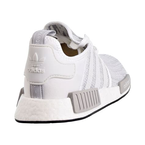 adidas nmd r1 white men's.